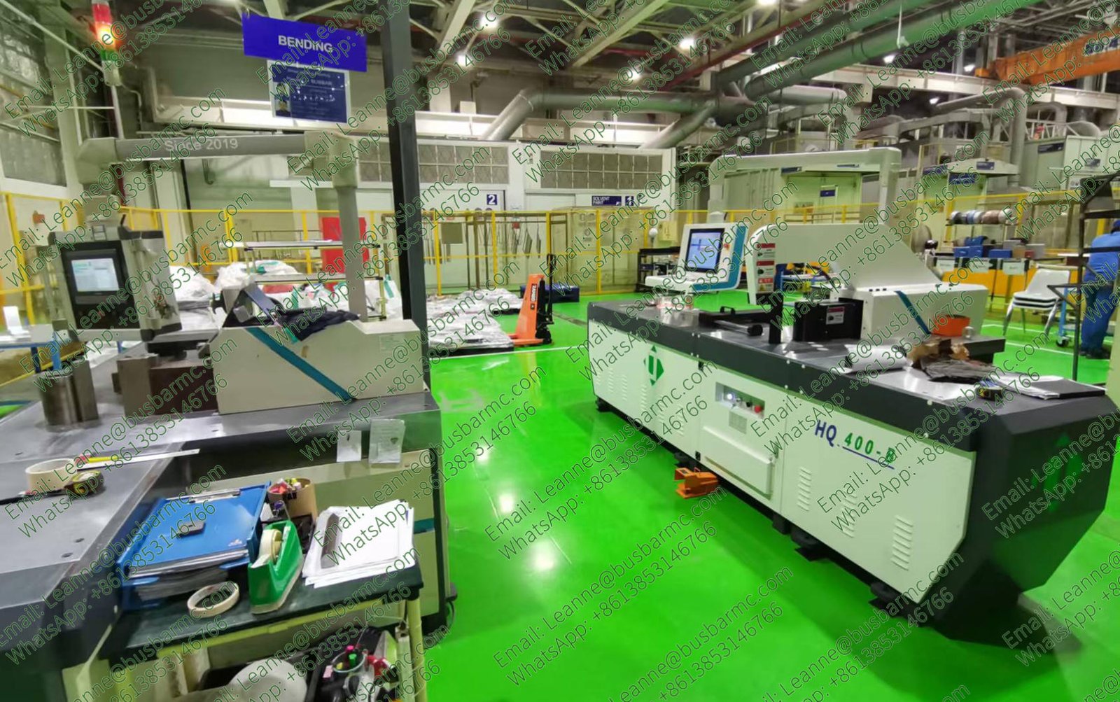 CNC busbar bending machine HQ400-1200B